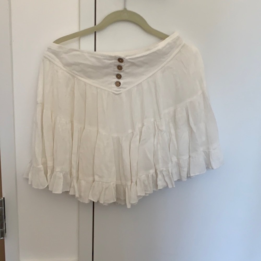 Free People white skirt